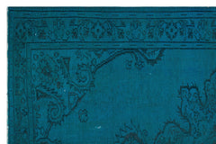 Atina 29681 Dark Blue Eskitme Yün El Dokuma Halısı 187 x 285 - El Dokuma - HALI.NET