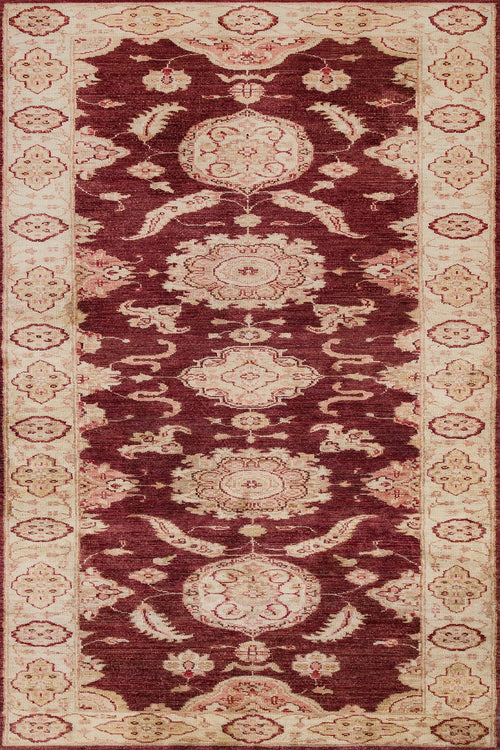Bordo Madalyon Modern Etnik Desenli Halı  | Makinada Yıkanabilir | Hav Toz Vermez | Leke Tutmayan | Kaymaz Taban | Dijital Makine Baskı | Salon Yolluk Mutfak Halısı