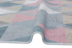 Yıkanabilir Çift Taraflı Modern Desenli Dokuma Kilim
