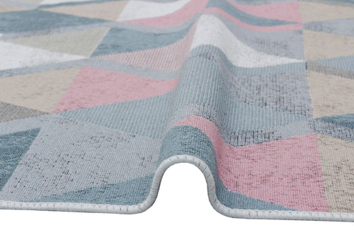 Yıkanabilir Çift Taraflı Modern Desenli Dokuma Kilim