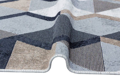 Yıkanabilir Çift Taraflı Modern Desenli Dokuma Kilim