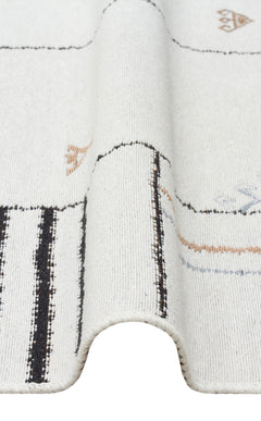 Yıkanabilir Çift Taraflı Modern Desenli Dokuma Kilim