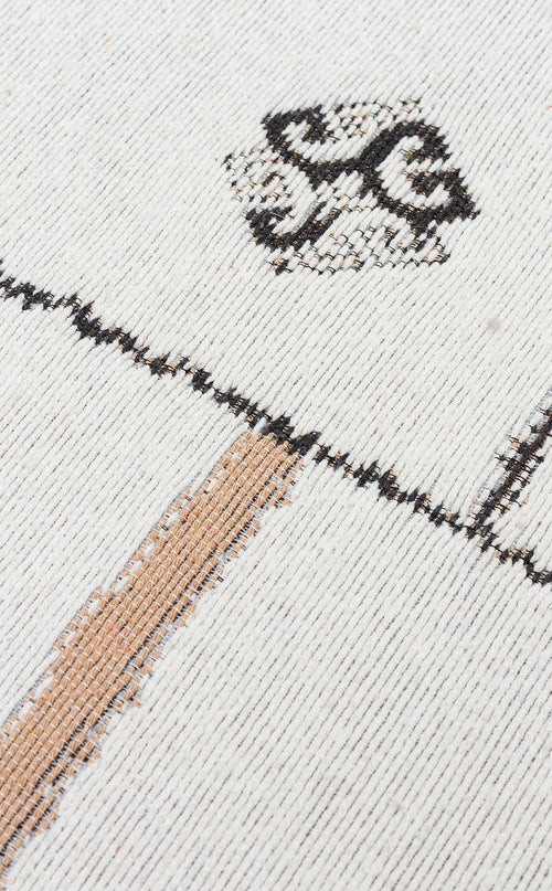 Yıkanabilir Çift Taraflı Modern Desenli Dokuma Kilim