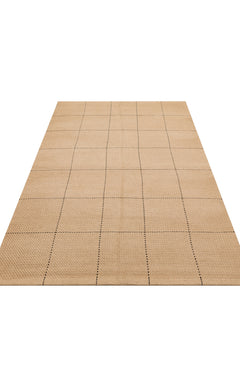 Jüt ve Pamuk ile Üretilen Çift Taraflı Modern Kilim