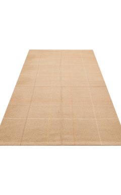 Jüt ve Pamuk ile Üretilen Çift Taraflı Modern Kilim