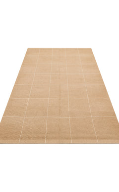 Jüt ve Pamuk ile Üretilen Çift Taraflı Modern Kilim