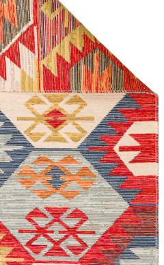 Yıkanabilir Çift Taraflı Kullanıma Uygun Yumuşak Tuşeli Otantik Kilim