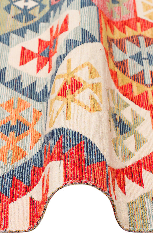 Yıkanabilir Çift Taraflı Kullanıma Uygun Yumuşak Tuşeli Otantik Kilim
