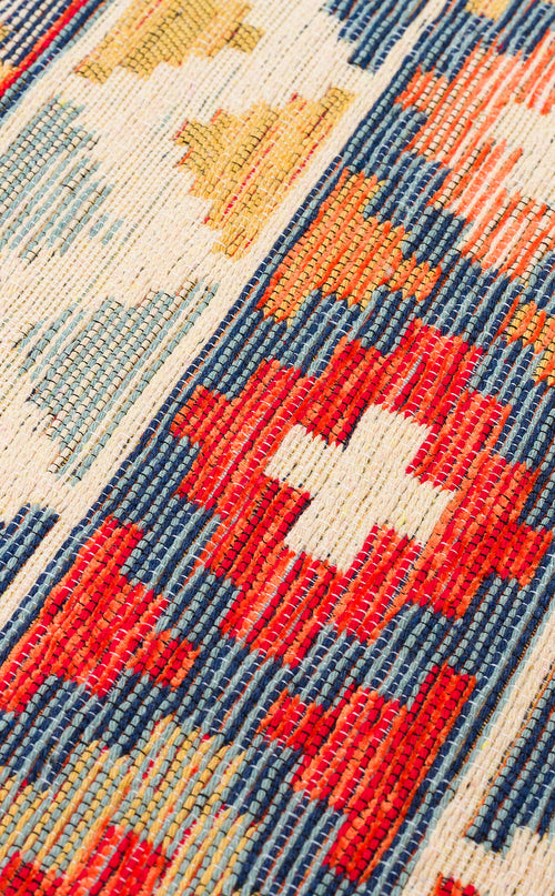 Yıkanabilir Çift Taraflı Kullanıma Uygun Yumuşak Tuşeli Otantik Kilim