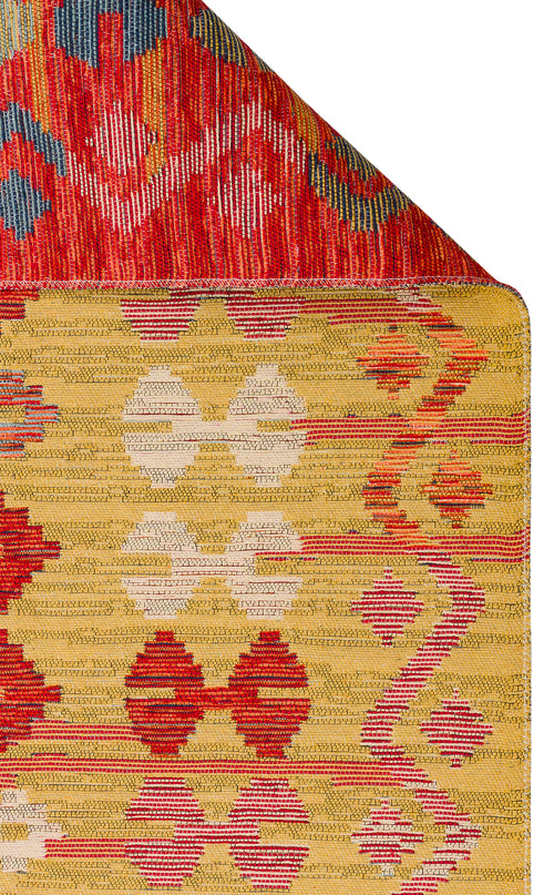 Yıkanabilir Çift Taraflı Kullanıma Uygun Yumuşak Tuşeli Otantik Kilim