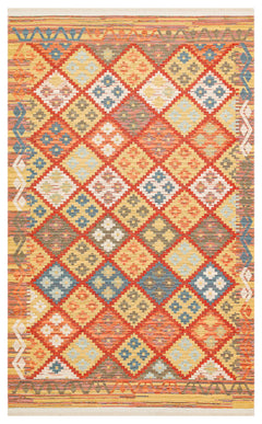 Yıkanabilir Çift Taraflı Kullanıma Uygun Yumuşak Tuşeli Otantik Kilim