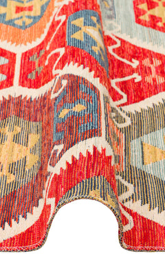 Yıkanabilir Çift Taraflı Kullanıma Uygun Yumuşak Tuşeli Otantik Kilim