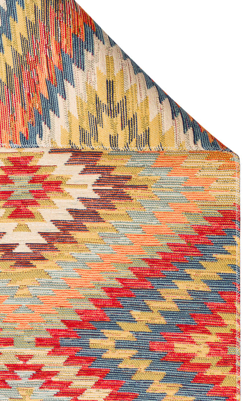 Yıkanabilir Çift Taraflı Kullanıma Uygun Yumuşak Tuşeli Otantik Kilim