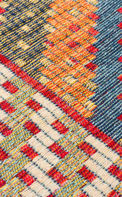 Yıkanabilir Çift Taraflı Kullanıma Uygun Yumuşak Tuşeli Otantik Kilim