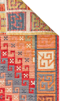 Yıkanabilir Çift Taraflı Kullanıma Uygun Yumuşak Tuşeli Otantik Kilim