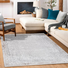 Mina Liya Krem Eskitme Akrilik Makine Halısı 80x150