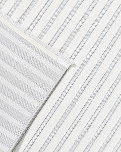 Sophia Krem Çizgili Polyester Makine Halısı