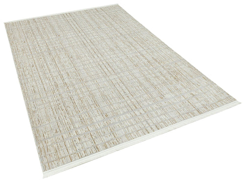 Halınet Pomona Krem Geometrik Polyester Makine Halısı