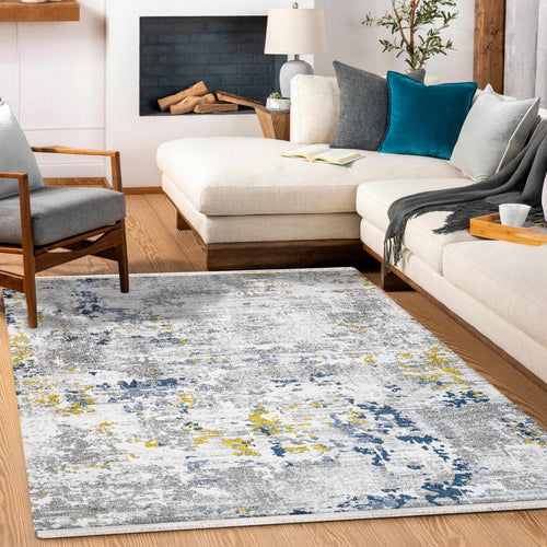 Amalia Gri Modern Akrilik Makine Halısı
