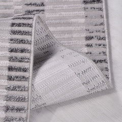 Gri Modern Akrilik Makine Halısı