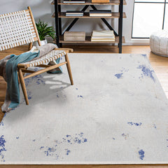 Royalty Krem Modern Bambu Akrilik Makine Halısı