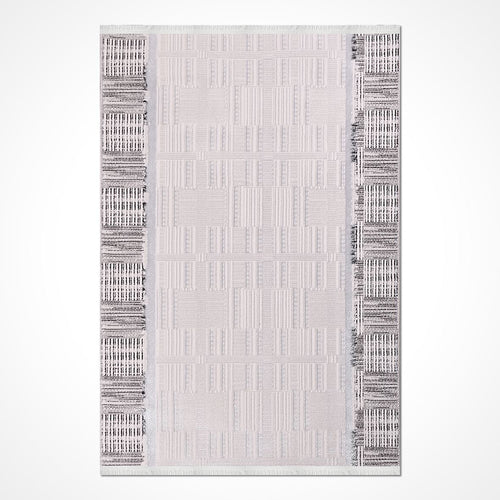 Krem Modern Mikropolyester Makine Halısı
