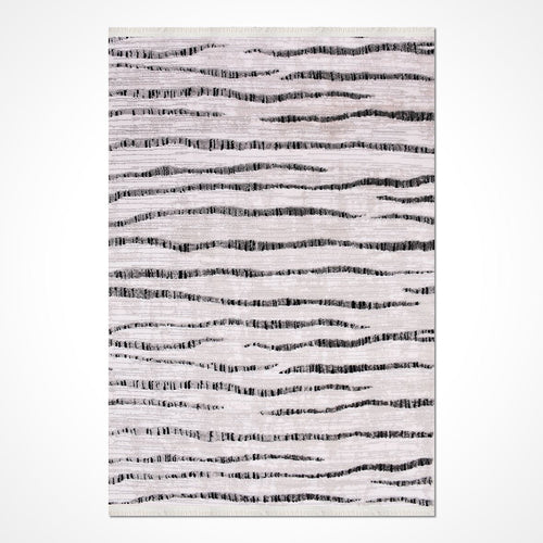 Gri Modern Mikropolyester Makine Halısı