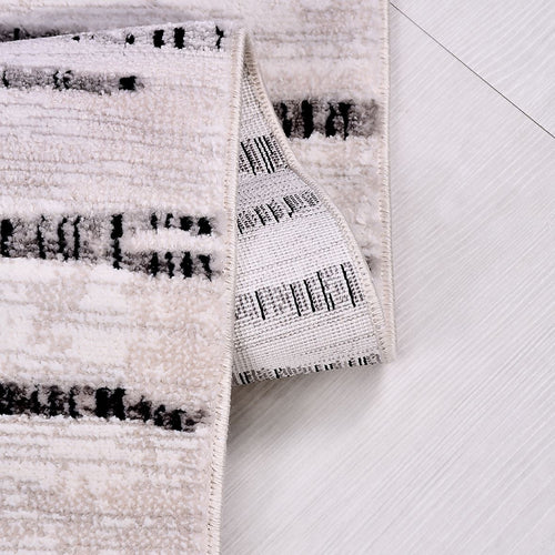 Gri Modern Mikropolyester Makine Halısı