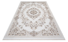 Abeyant Oriental Göbekli Polyester Makine Halısı