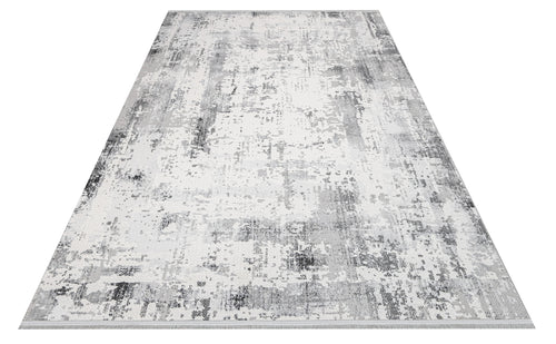 Maya Gri Modern Polyester Makine Halısı