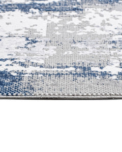 Genesise Gri Modern Polyester Makine Halısı
