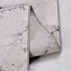 Gri Modern Mikropolyester Makine Halısı