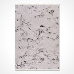 Gri Modern Mikropolyester Makine Halısı