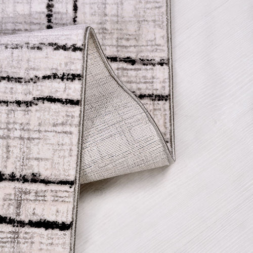 Gri Modern Mikropolyester Makine Halısı