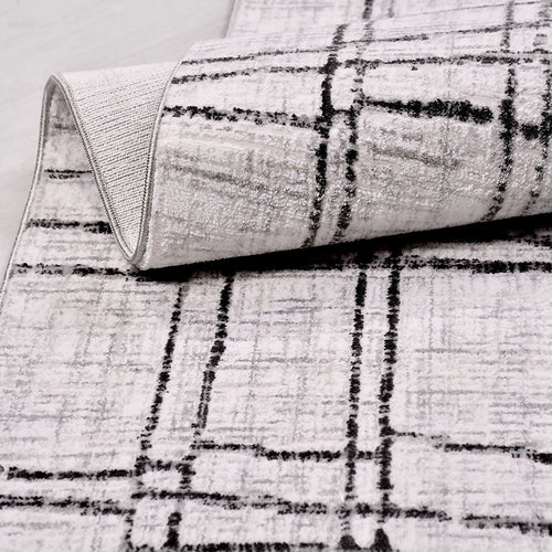 Gri Modern Mikropolyester Makine Halısı