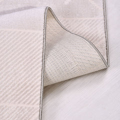 Krem Modern Mikropolyester Makine Halısı