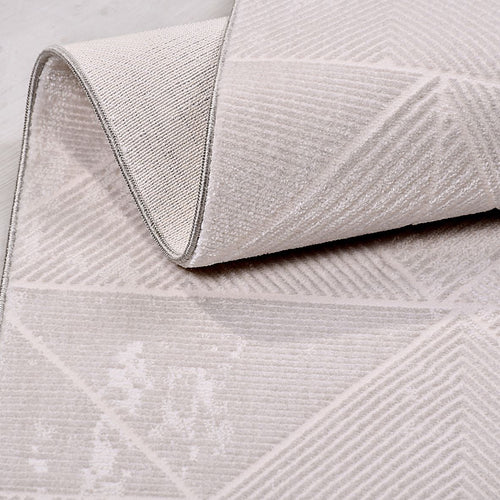 Krem Modern Mikropolyester Makine Halısı