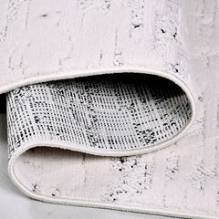 Gri Modern Polyester Makine Halısı