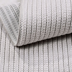 Krem Modern Polyester Makine Halısı