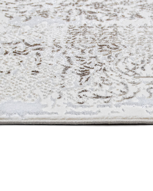 Saige Beyaz Klasik Polyester Makine Halısı