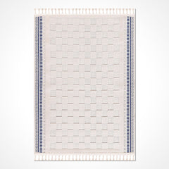 Krem Modern Polyester Makine Halısı