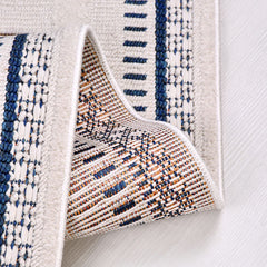Krem Modern Polyester Makine Halısı