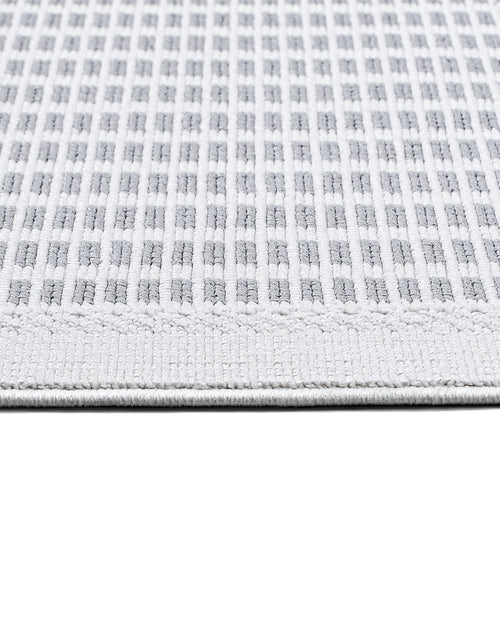 Mahogany Gri Çizgili Polyester Makine Halısı