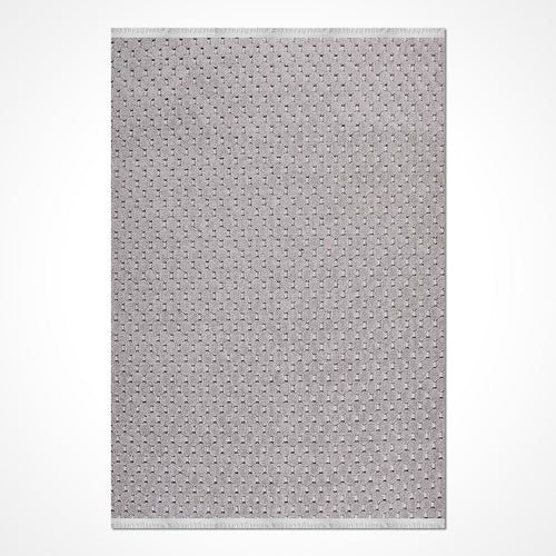 Gri Modern Polyester Makine Halısı