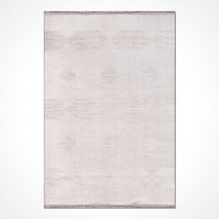 Krem Modern Akrilik Makine Halısı