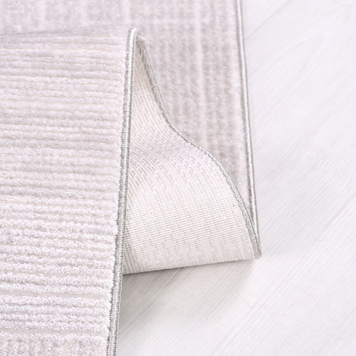 Krem Modern Akrilik Makine Halısı