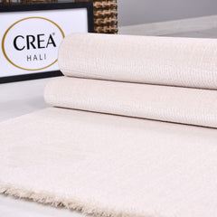 Krem Modern Akrilik Makine Halısı