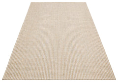 Hasır Görünümlü Kaymaz Renkli Dokuma Modern Kilim Halı