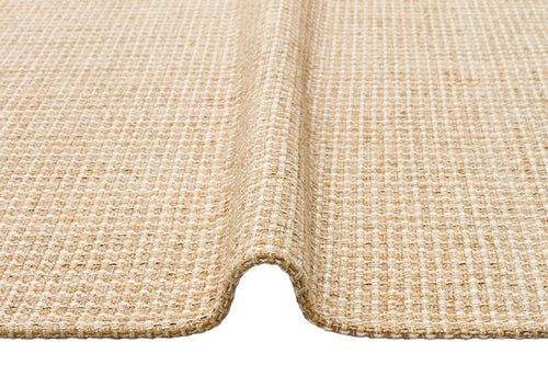 Hasır Görünümlü Kaymaz Renkli Dokuma Modern Kilim Halı