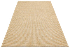 Hasır Görünümlü Kaymaz Renkli Dokuma Modern Kilim Halı